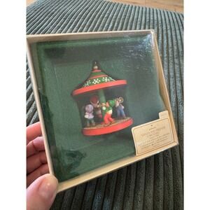 Hallmark Santa and Friends Carousel‎ Ornament Dated 1983 Collectible